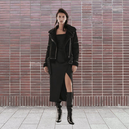 Women's Shearling Aviator Jacket