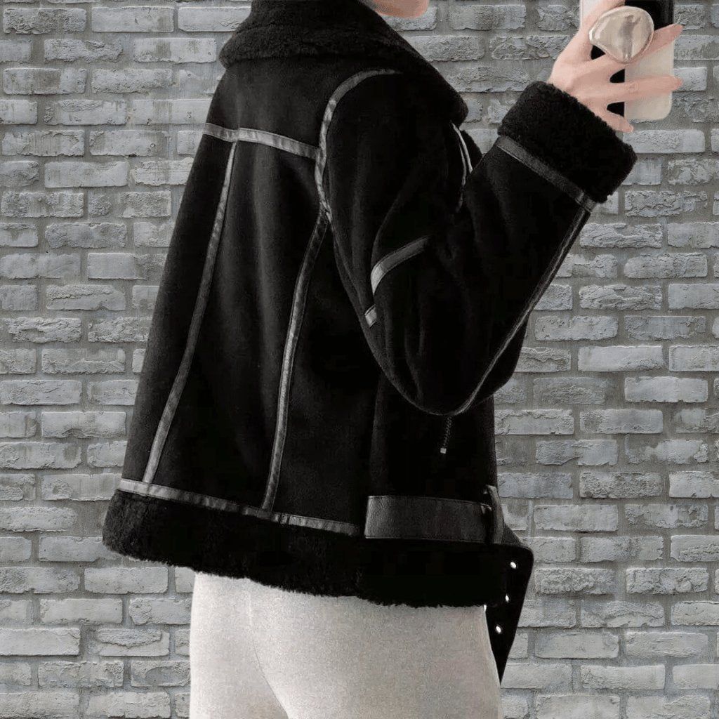 Women's Shearling Aviator Jacket
