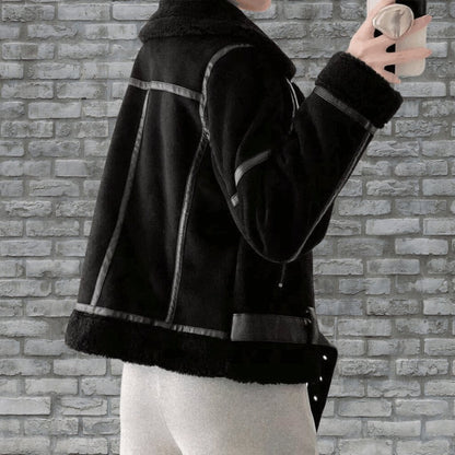 Women's Shearling Aviator Jacket