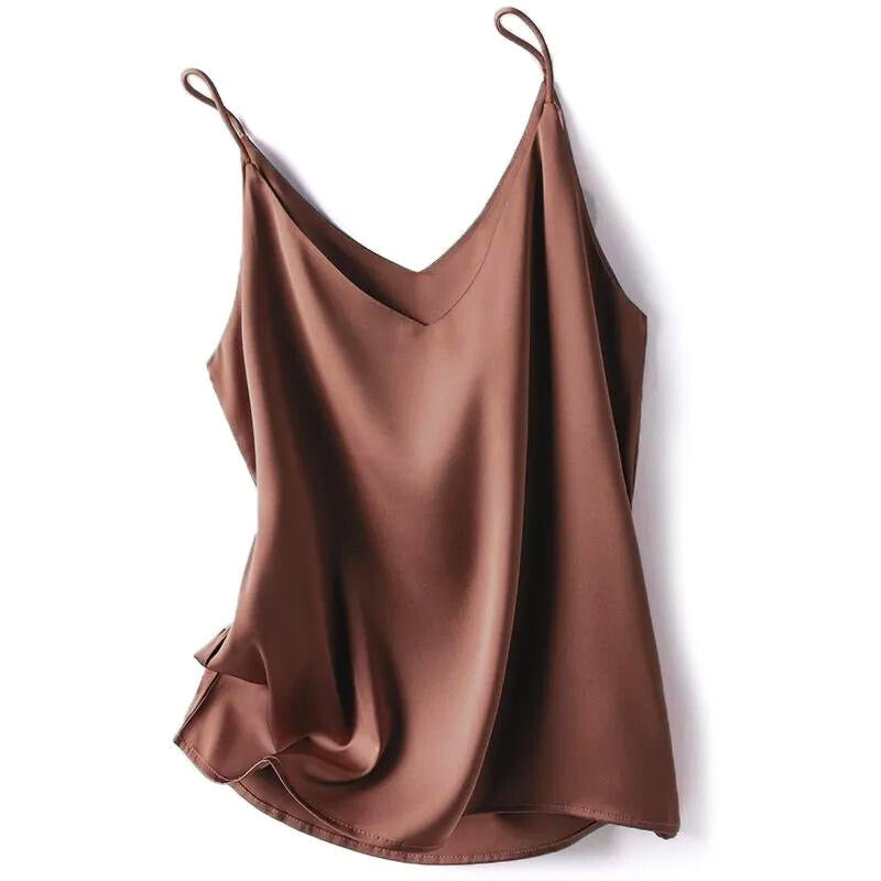 Women's Silky Soft Camisole Top for Elegant Layering
