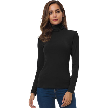 Women's Slim Fit Turtleneck Top