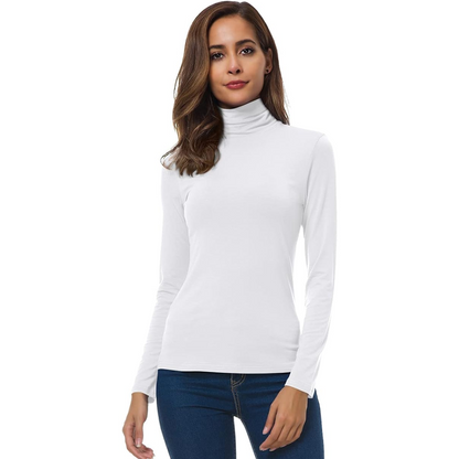 Women's Slim Fit Turtleneck Top