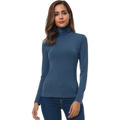 Women's Slim Fit Turtleneck Top