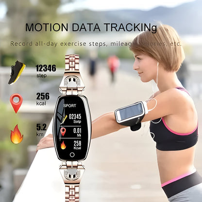 Women's Smart Fitness Tracker Bracelet with Heart Rate Monitor