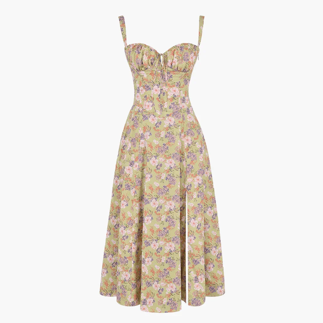 Women's Sweetheart A-Line Midi Dress