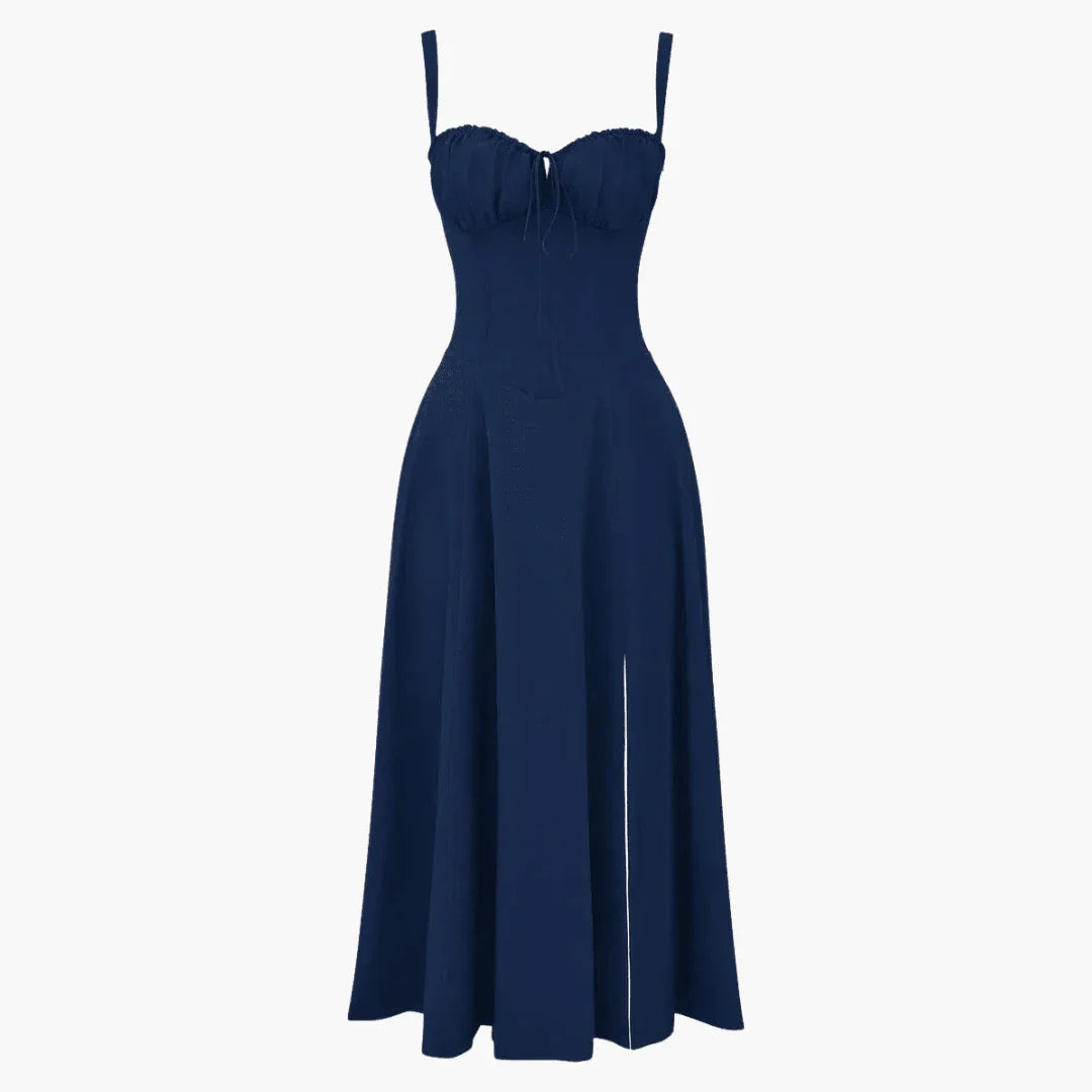 Women's Sweetheart A-Line Midi Dress
