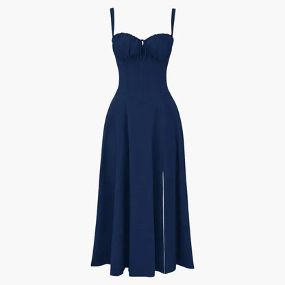 Women's Sweetheart A-Line Midi Dress