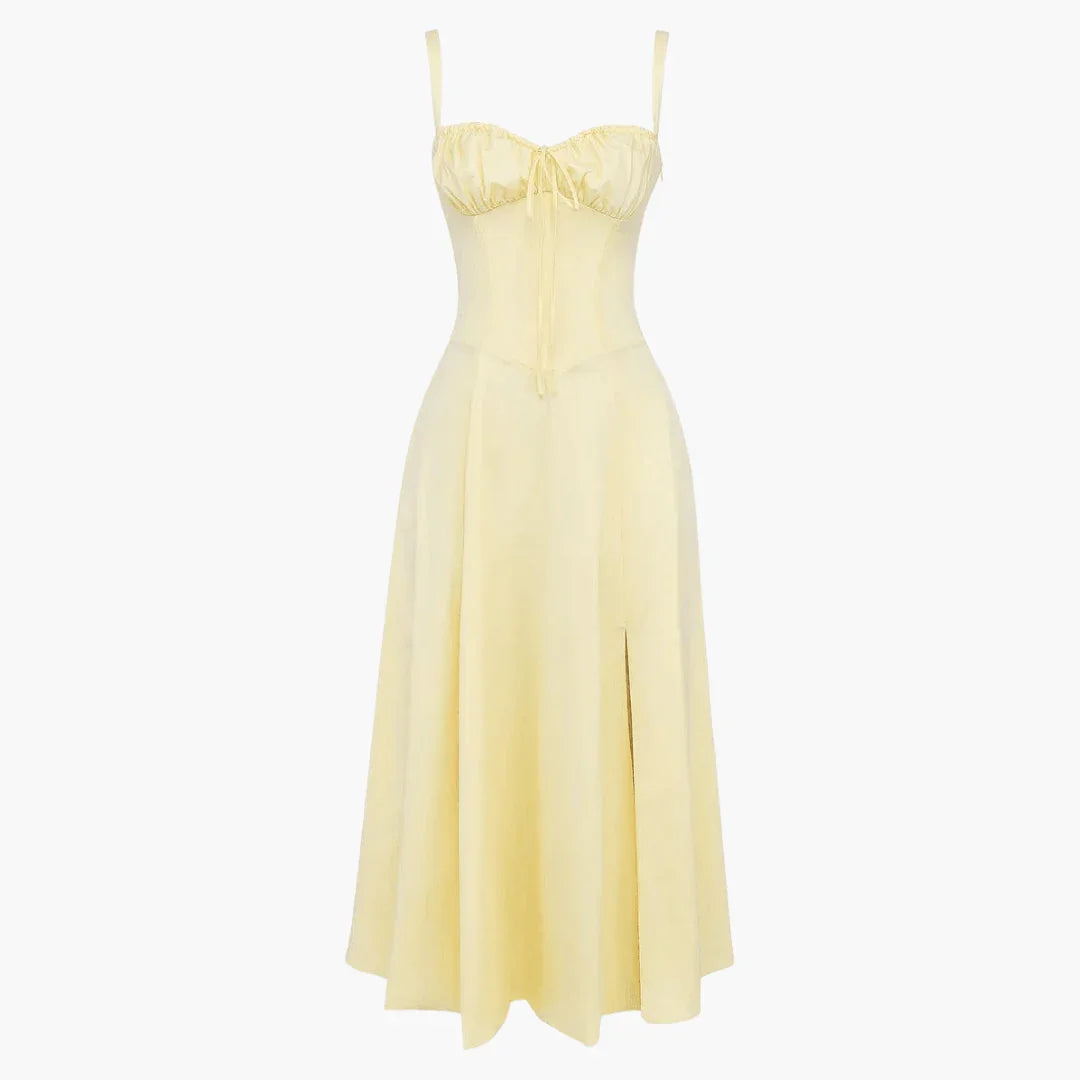 Women's Sweetheart A-Line Midi Dress