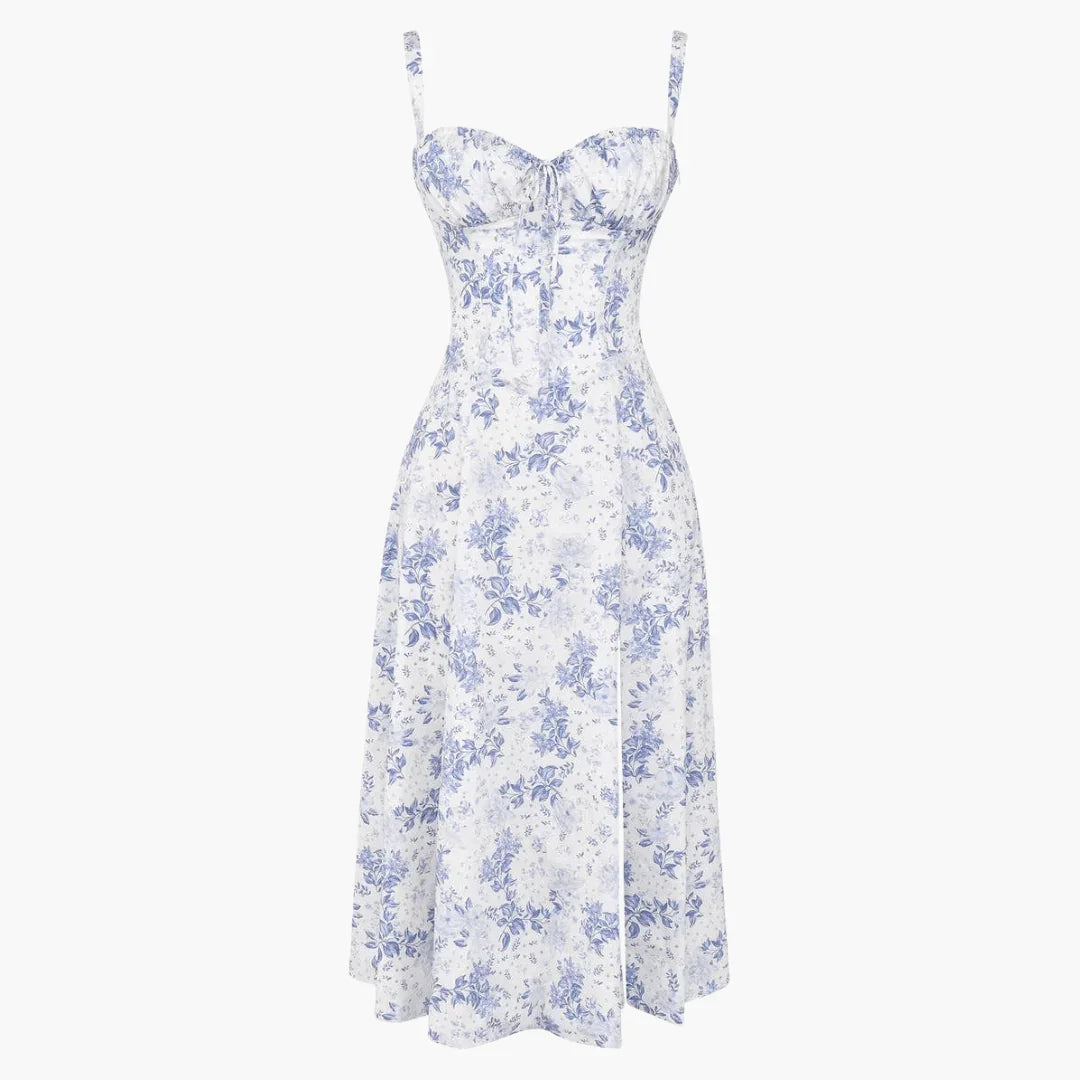 Women's Sweetheart A-Line Midi Dress