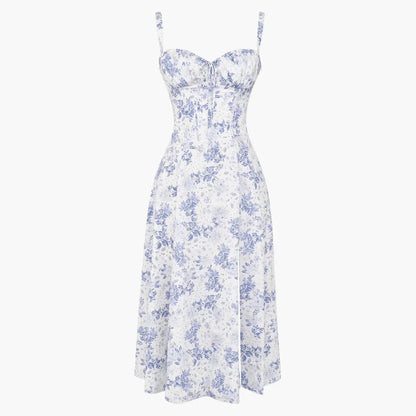 Women's Sweetheart A-Line Midi Dress