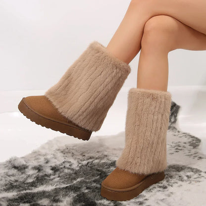 Women's Tall Shaft Platform Boots