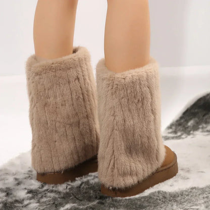 Women's Tall Shaft Platform Boots