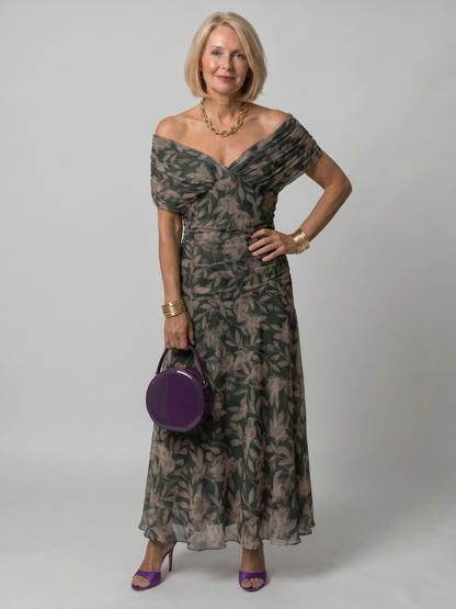 Women's V-Neck Maxi Dress