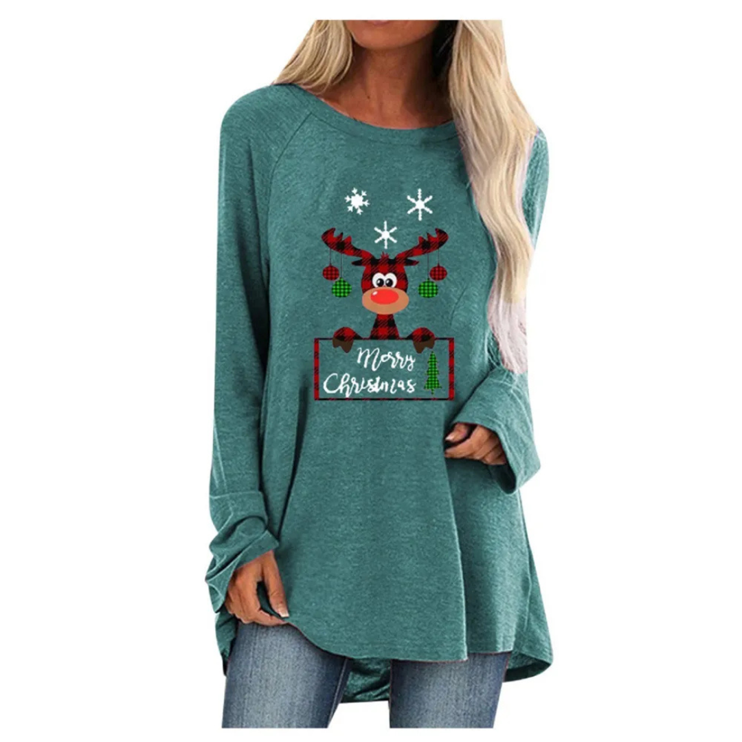 Women's Warm Knit Festive Longline Sweater