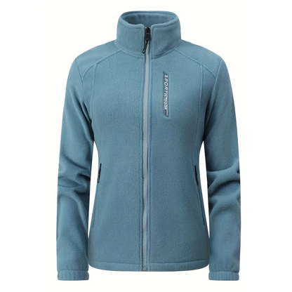 Women's Warm Outdoor Fleece Jacket with Plush Lining