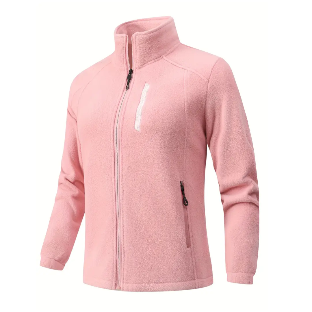 Women's Warm Outdoor Fleece Jacket with Plush Lining