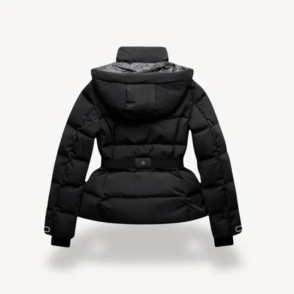 Women's Water-Repellent Belted Puffer Jacket