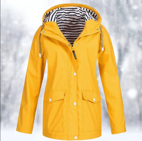 Women's Waterproof Jacket - Versatile and Elegant