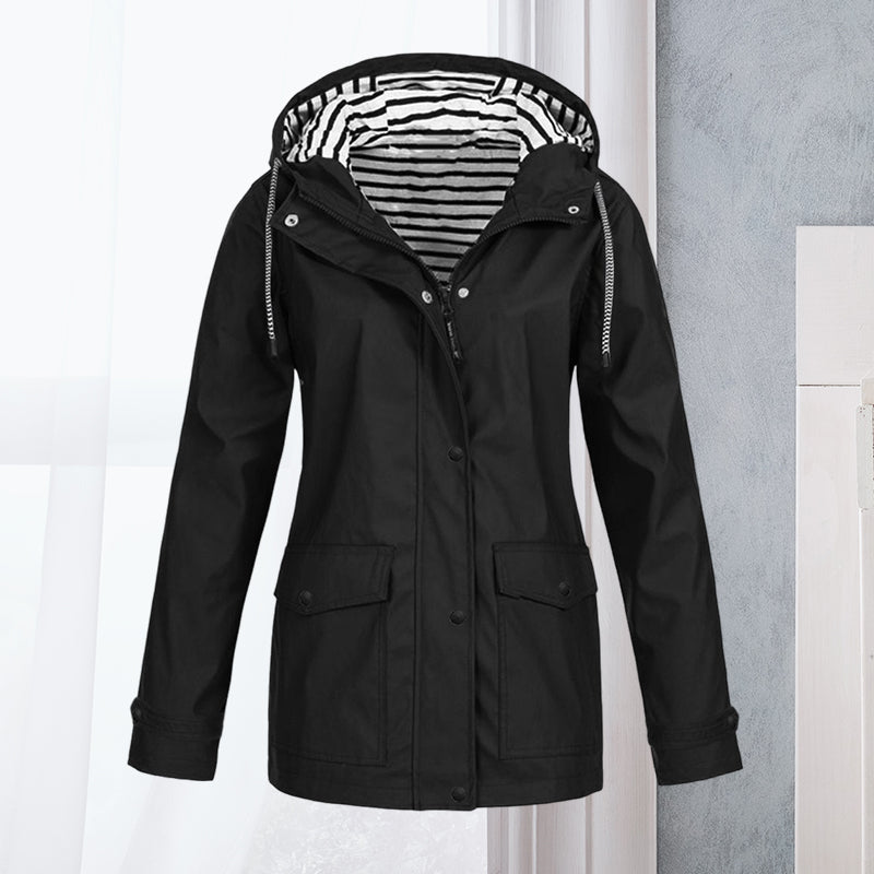 Women's Waterproof Long-Sleeved Hiking Sports Jacket