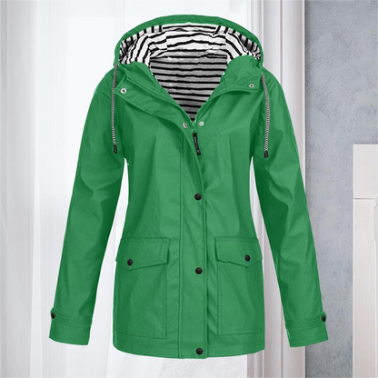 Women's Waterproof Long-Sleeved Hiking Sports Jacket
