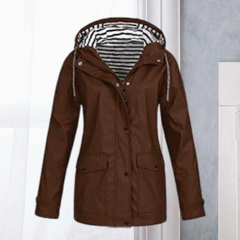 Women's Waterproof Long-Sleeved Hiking Sports Jacket