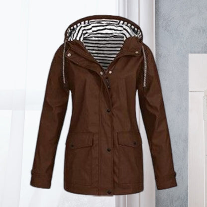 Women's Waterproof Long-Sleeved Hiking Sports Jacket