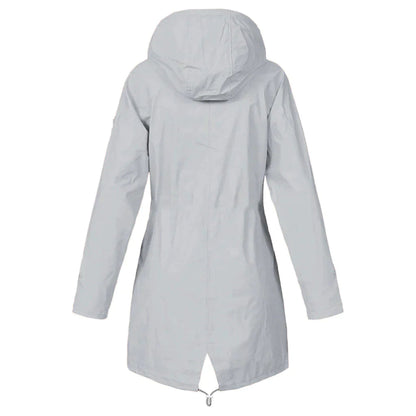 Women's Waterproof Rain Jacket with Adjustable Hood