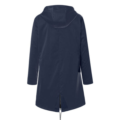 Women's Waterproof Rain Jacket with Adjustable Hood