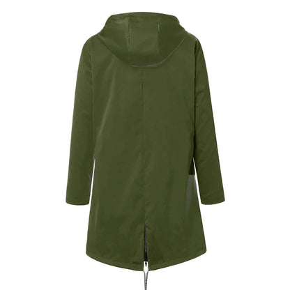 Women's Waterproof Rain Jacket with Adjustable Hood