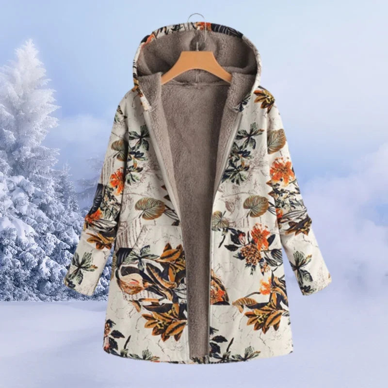 Women's Winter Hooded Jacket - Cozy, Comfortable and Modern