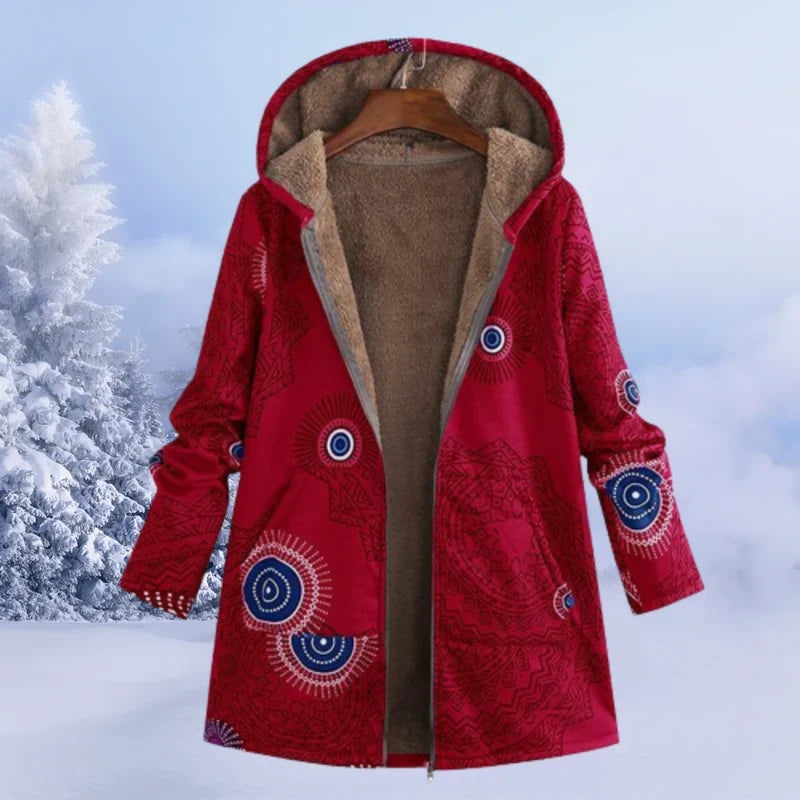 Women's Winter Hooded Jacket - Cozy, Comfortable and Modern