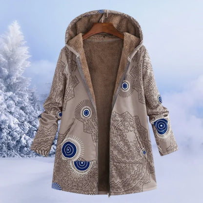Women's Winter Hooded Jacket - Cozy, Comfortable and Modern