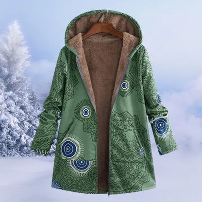 Women's Winter Hooded Jacket - Cozy, Comfortable and Modern