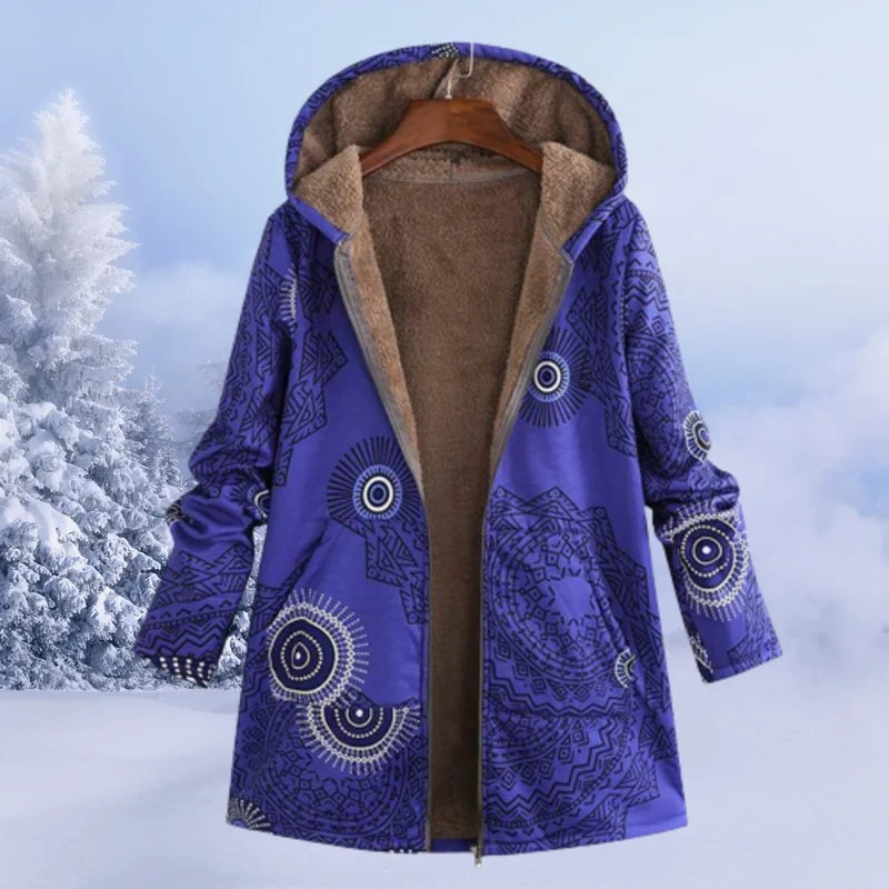 Women's Winter Hooded Jacket - Cozy, Comfortable and Modern