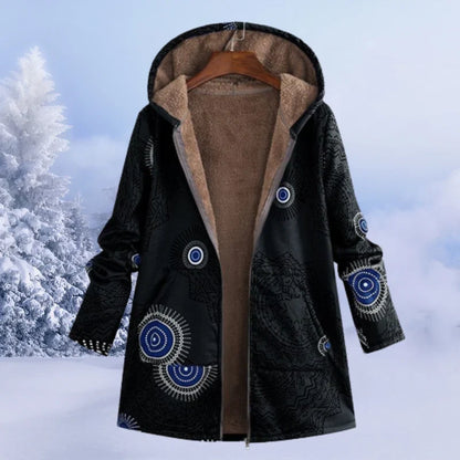 Women's Winter Hooded Jacket - Cozy, Comfortable and Modern