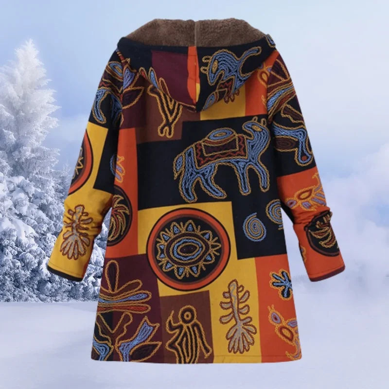 Women's Winter Hooded Jacket - Cozy, Comfortable and Modern