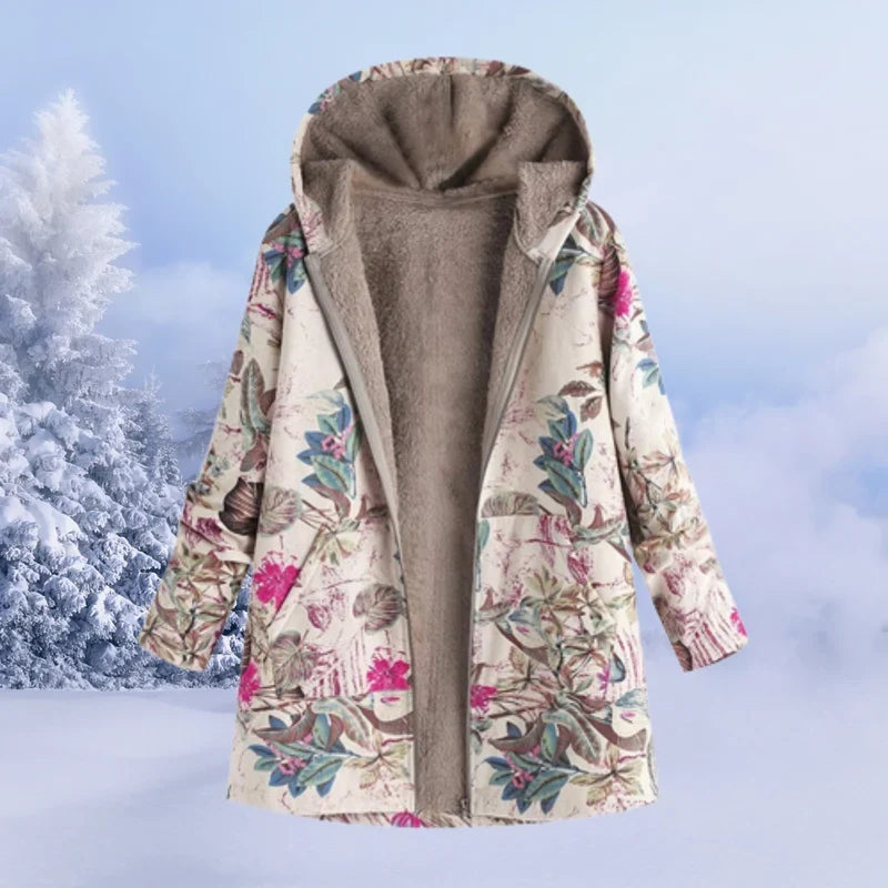 Women's Winter Hooded Jacket - Cozy, Comfortable and Modern