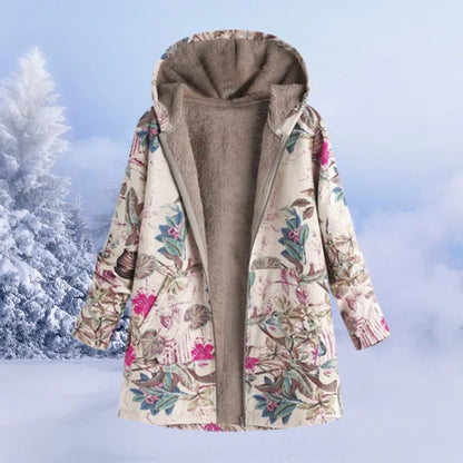 Women's Winter Hooded Jacket - Cozy, Comfortable and Modern