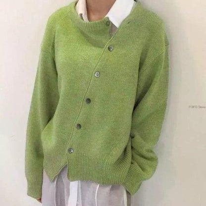 Wool Sweater with Button Details