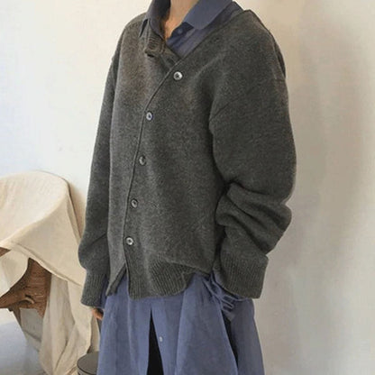 Wool Sweater with Button Details