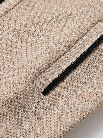 Chad | Men's Full-Zip Ribbed Knit Cardigan - Image 5